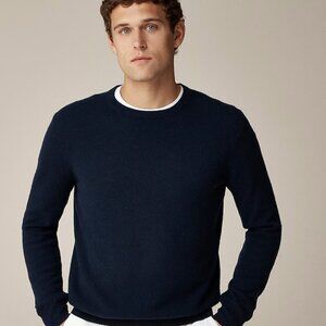 Men's Small Navy Cashmere Crewneck Sweater